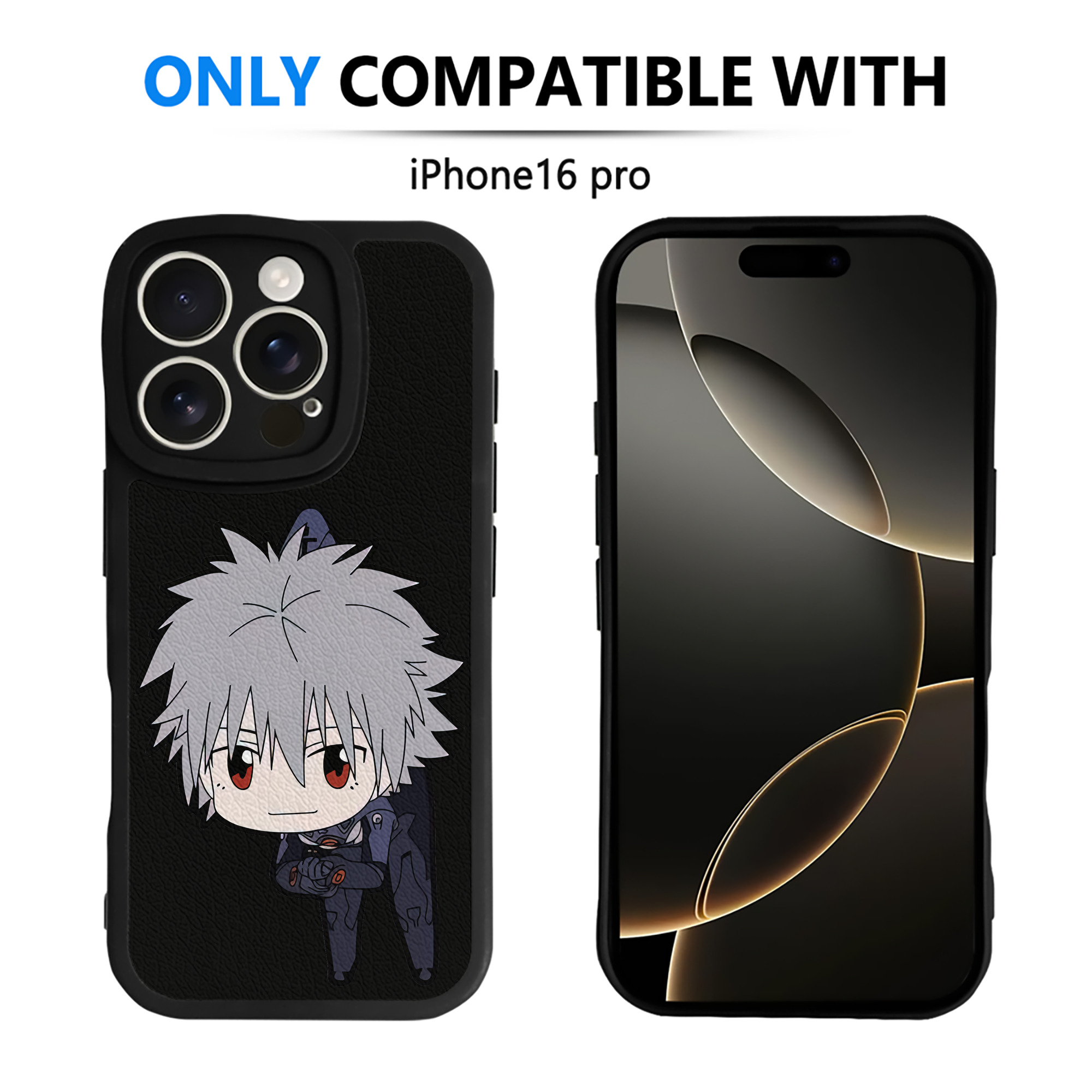 （画像用） EVA 新世紀エヴァンゲリオン 【iPhone 16シリーズ対応】シリコンスマホケース（レザー調） 材質：シリコン